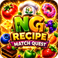 NGRecipe Match Quest puzzle game app icon by NGRecipe